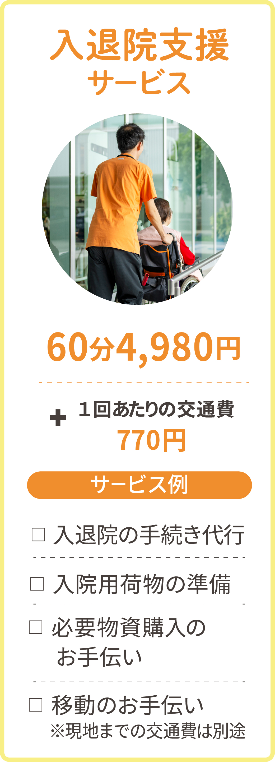 入退院支援サービス